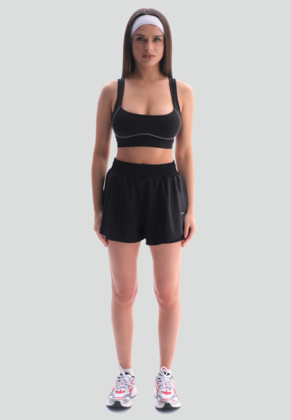 Двойные шорты Pulse Black